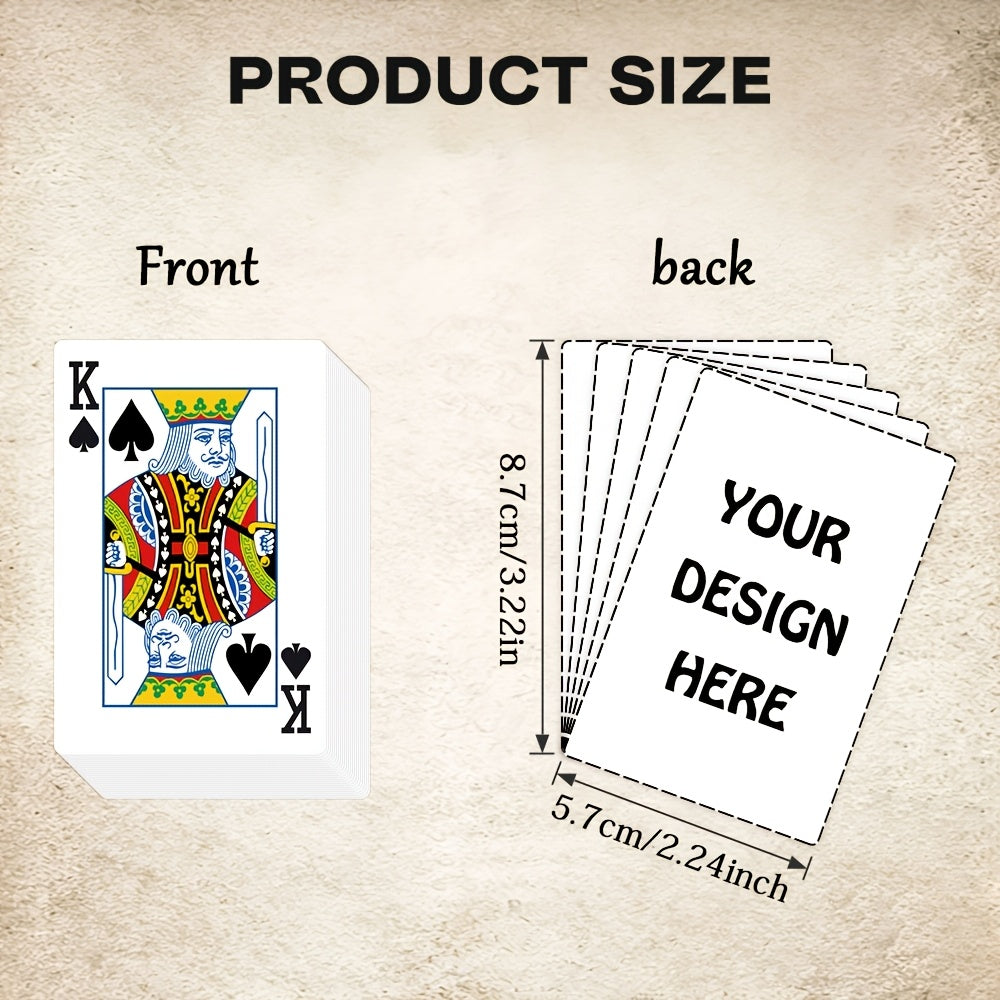 Custom Playing Cards – A 54-card Deck That Can Be Printed with Your Photo, Design, or Added Text. The Perfect Choice… - image 2