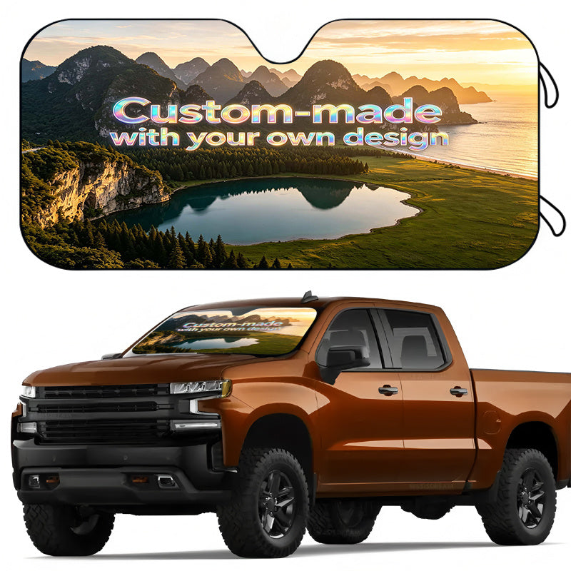 Logo-Ready Specialized Promotional Product – 1pcs Car Sun Visor with Text/Logo/Graphic Printing - Front – image 3