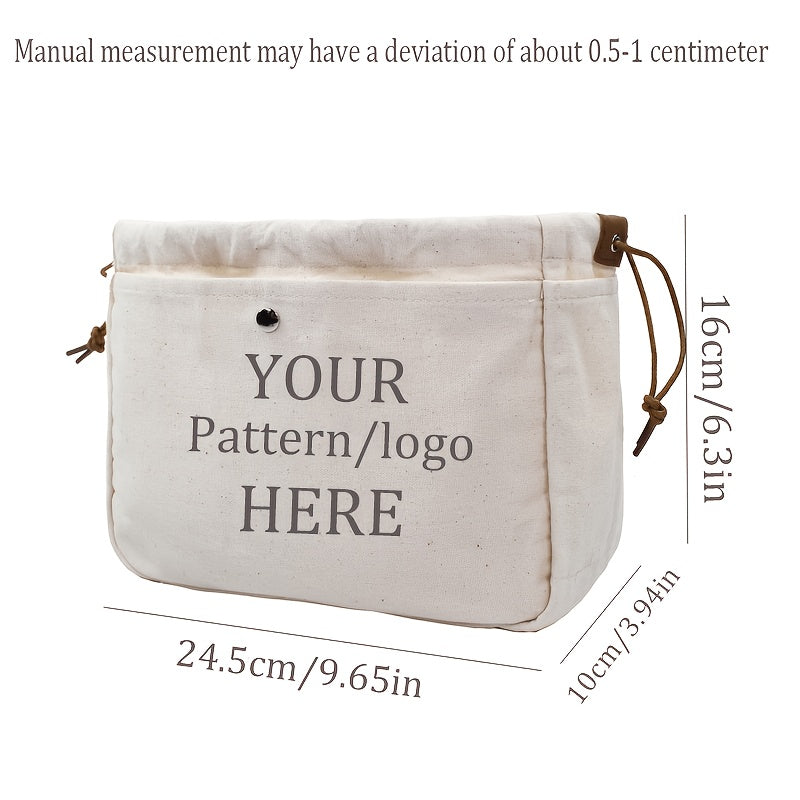 Personalized Specialized Promotional Product – GYTECK Photo/Logo Toiletry Bag - Custom Drawstring Wash Bag with – image 4