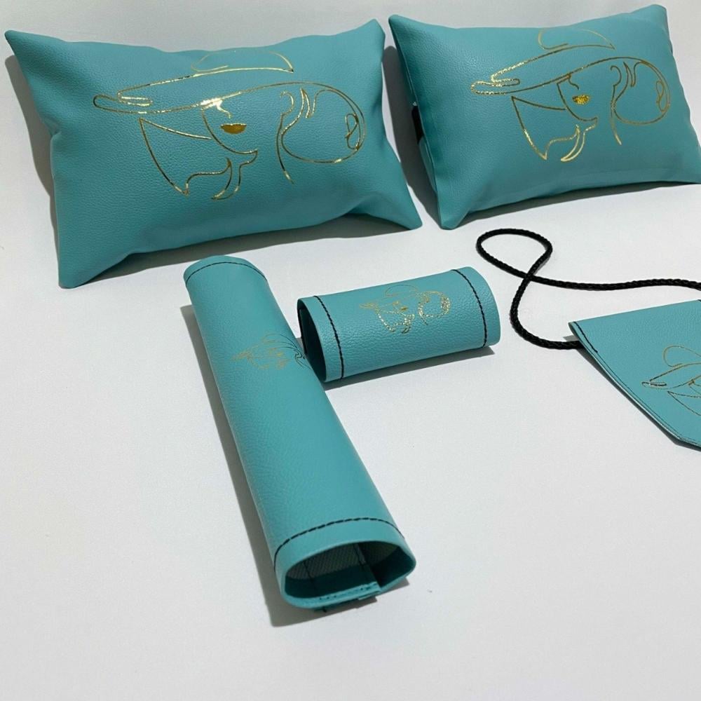 Tiffany full leather car accessories blank and unprinted — product image 2