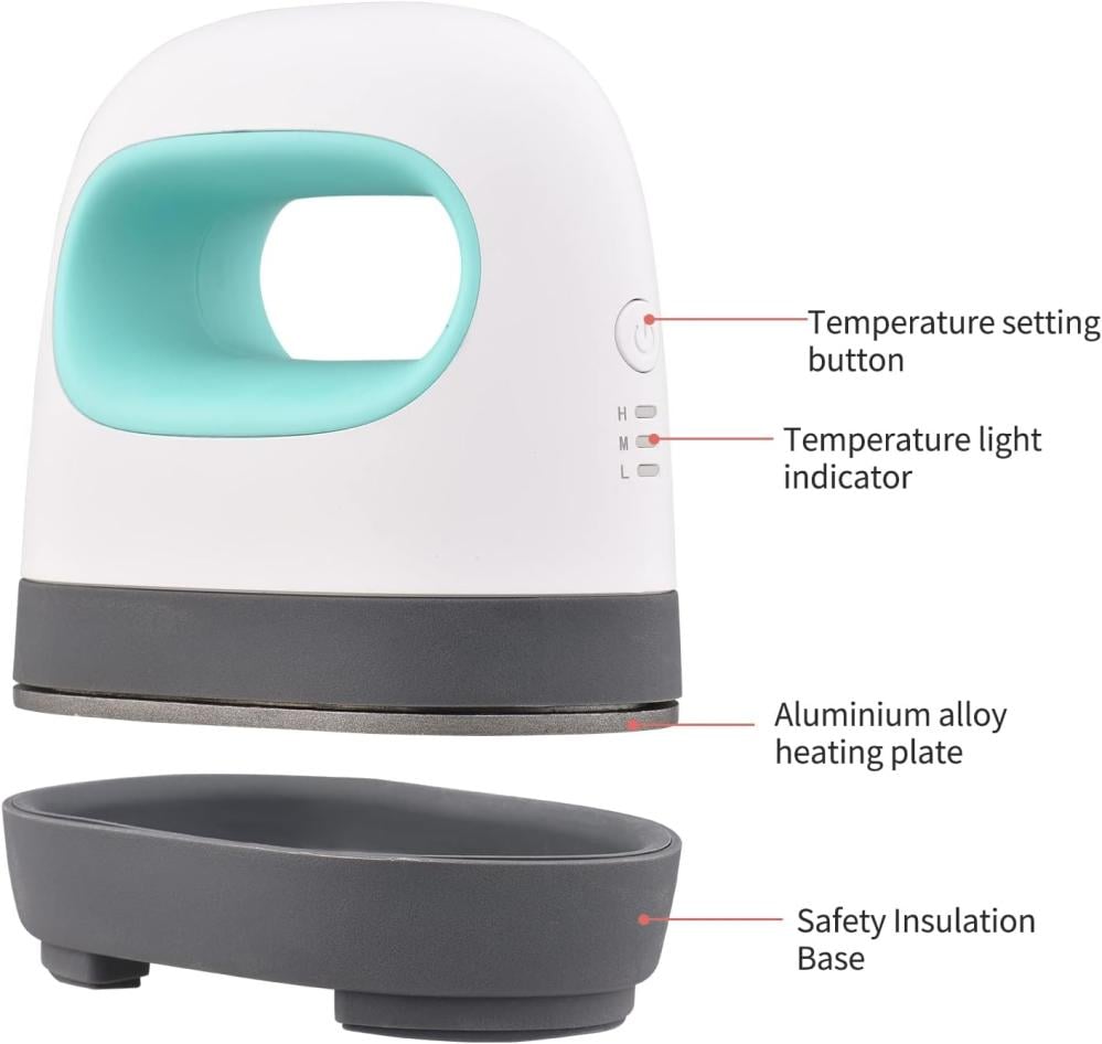 Mini portable heat press, 11cm * 6.5cm — product image 7