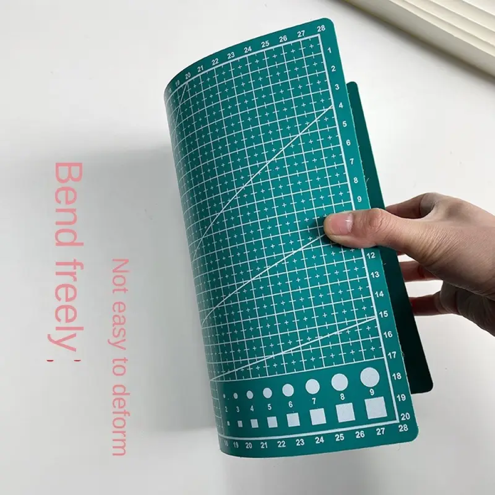Green A4 vinyl cutting board — product image 3