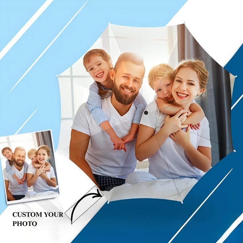 Bespoke Specialized Promotional Product – 2D Printed 1pc Custom Photo Logo Folding Umbrella | 8-Rib Umbrella – image 4