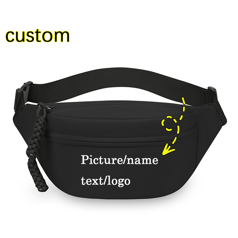 Crossbody Bag-A Waist Bag That Allows for Text/Images/Logos - Lightweight And | Photo-Printed Branded – image 2