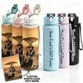 Logo-Ready Tumbler & Bottle – Custom Photo & Name/Logo Water Bottle - 26oz UV Printed Straw Lid with – image 1