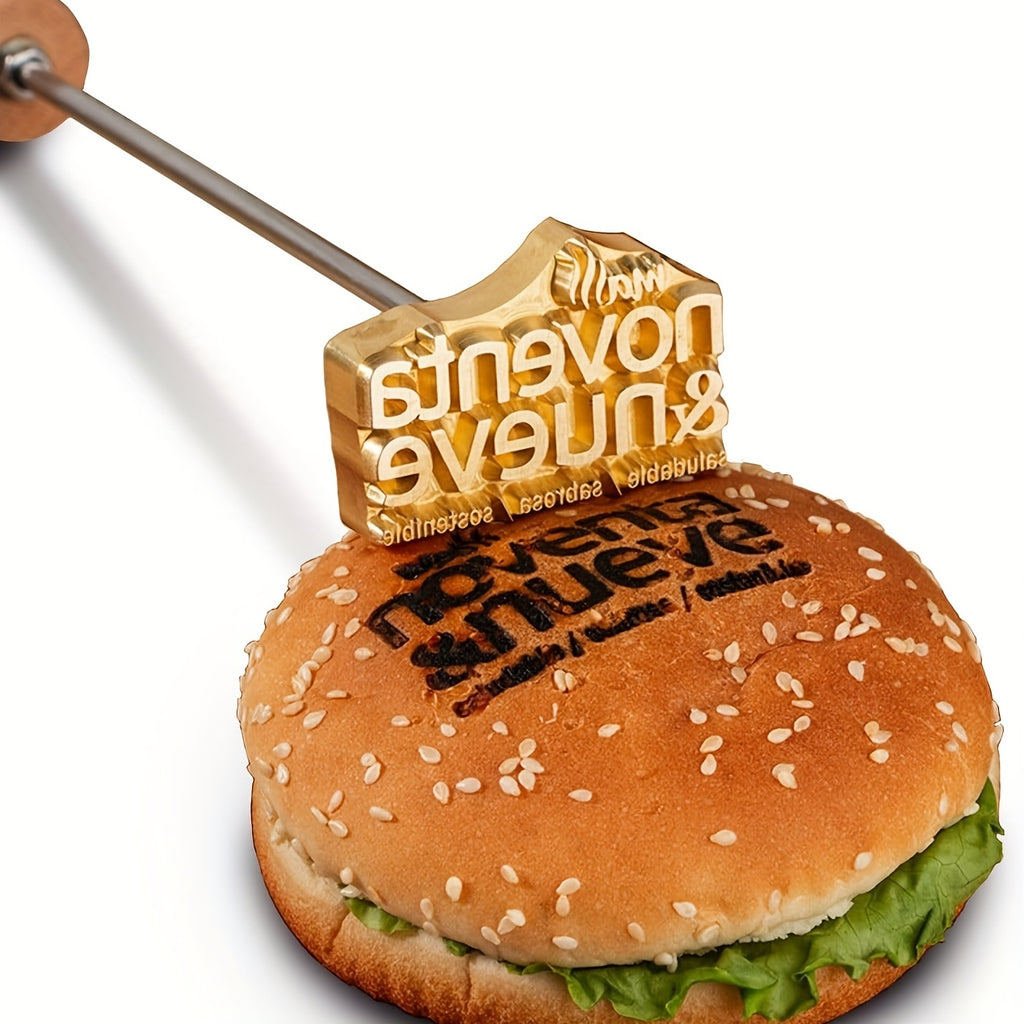 Design-Your-Own Food Branding Stamp with Custom Logo or Design - image 1