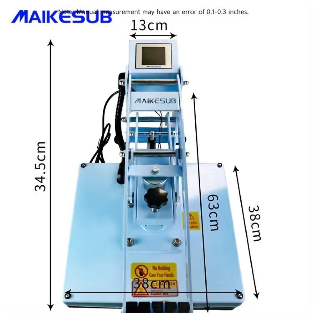 Flat heat press with automatic drawer, 38*38 cm — product image 2