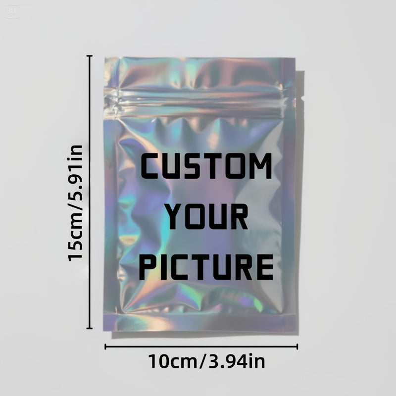 Personalized Packaging & Label – [] Thickened Poreless Colorful Laser Self-Sealing Bag, Jewelry, DIY – image 4