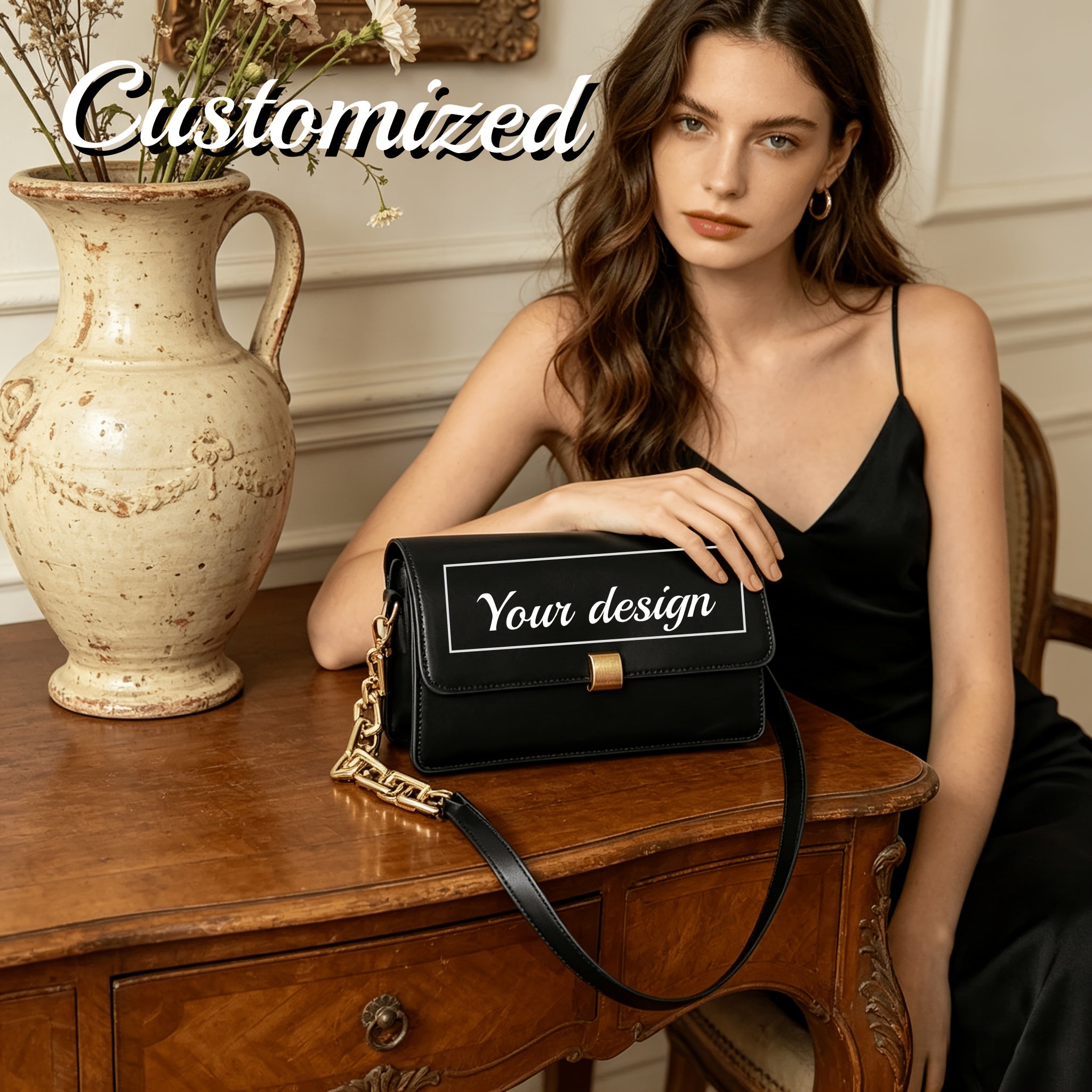 2026 New Women'S Shoulder Bag - Text/Photo/Logo Customization Available, | Made-to-Order Branded – image 2