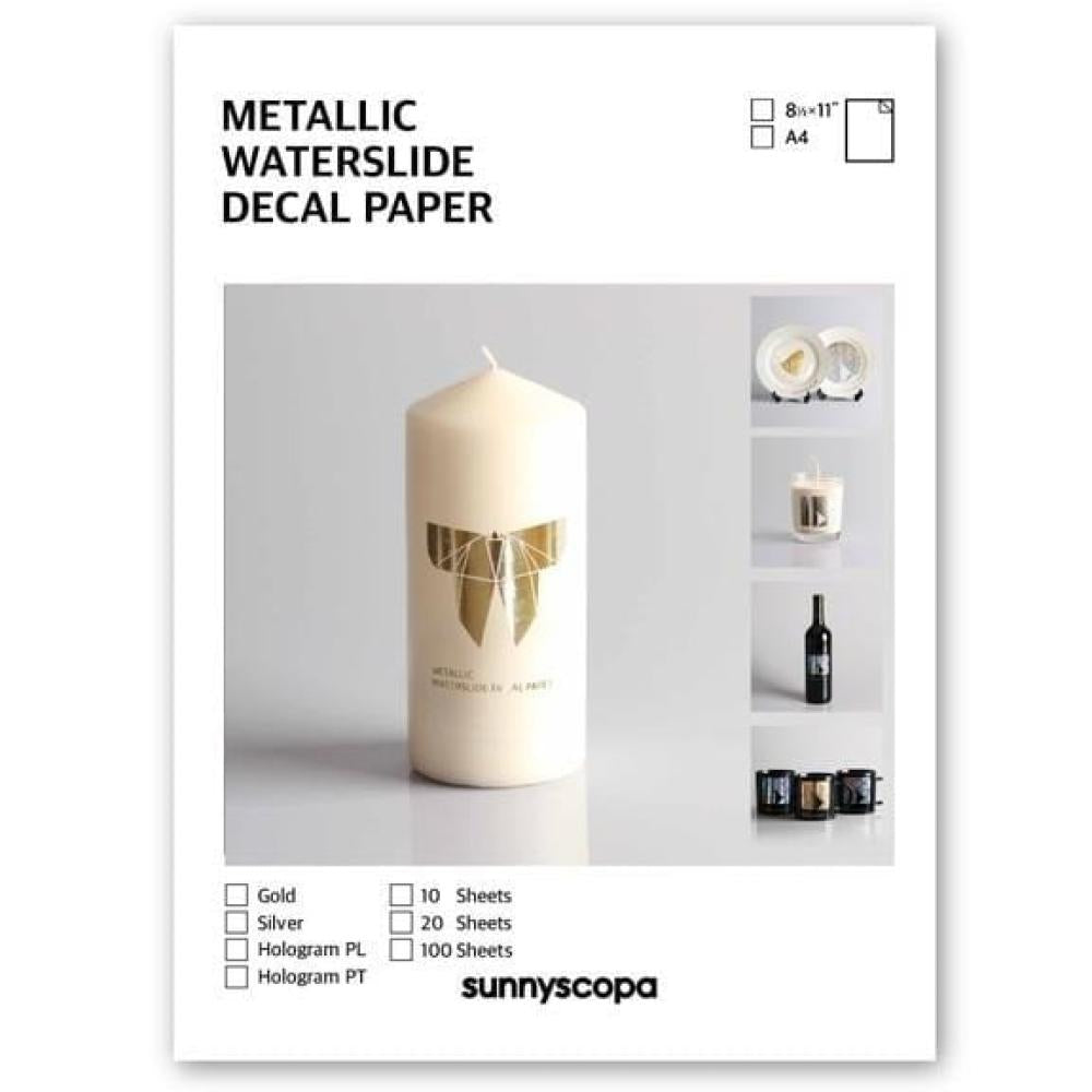 Metallic silver watercolor paper for laser printers - Korean — product image 3