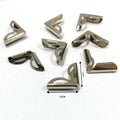 Silver corners, 50 pieces, size 1.5 * 1.5 cm — product image 1