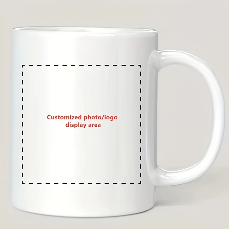 Personalized Custom Mug – 1 Custom Ceramic Coffee Mug - 11oz Insulated, Reusable Cup with – image 2