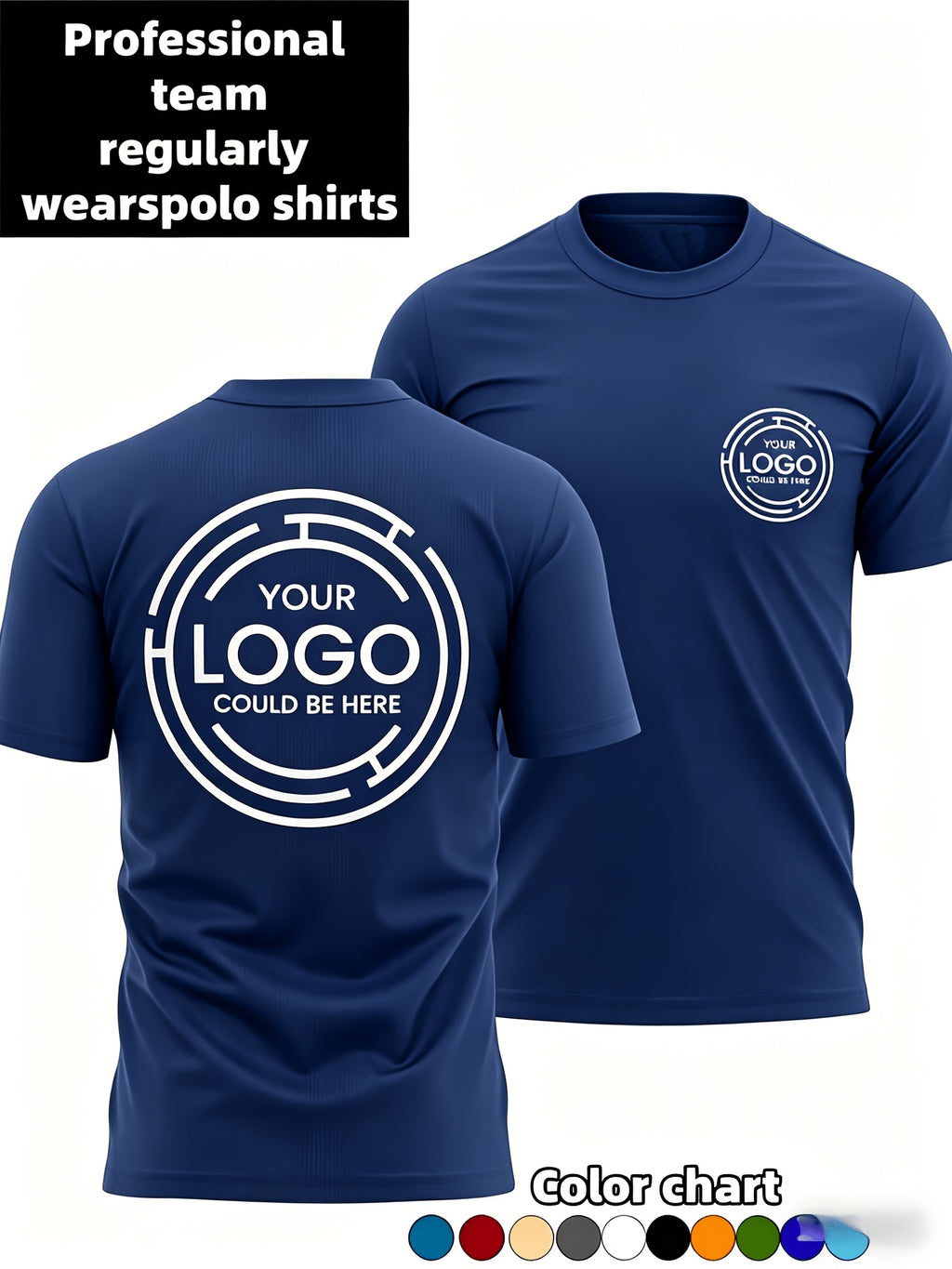 Personalized Logo Apparel – Men'S Custom Casual Athletic T-Shirt, Printable – image 2
