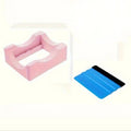 Silicone cup holder and scraper pink — product image 1