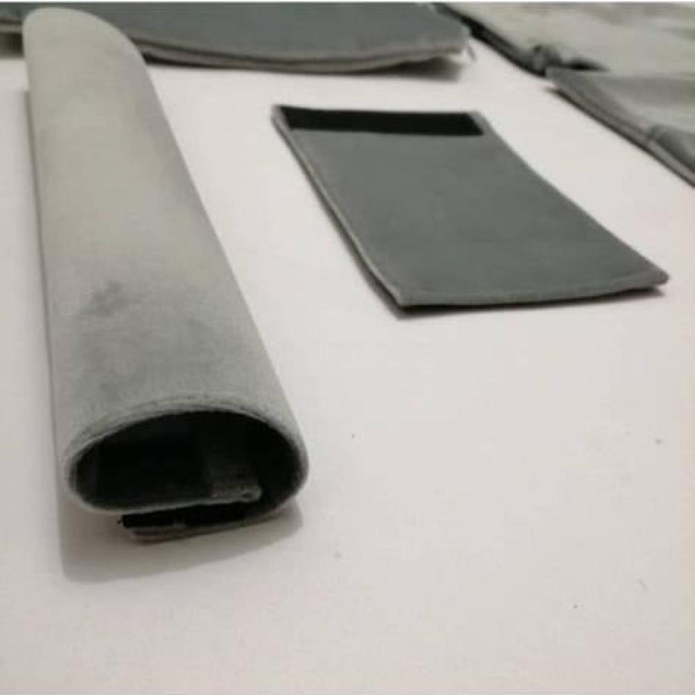 Blank gray velvet car accessories — product image 3