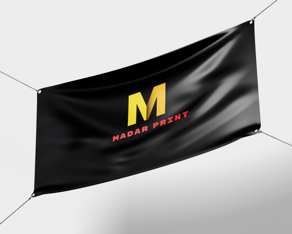بانر أعلاني لافتة إعلانية قماشية مطبوعة بشعار العميل