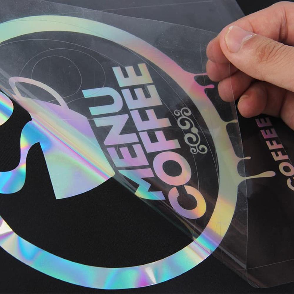 Color change silver hologram heat-transfer vinyl — product image 8