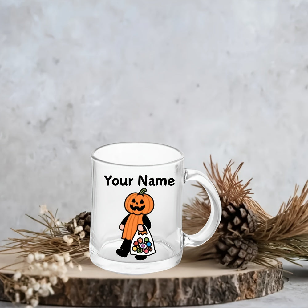 Halloween Glass Cup, Photos And Names, Cups for Drinking Milk, Coffee, And | Made-to-Order Event – image 2