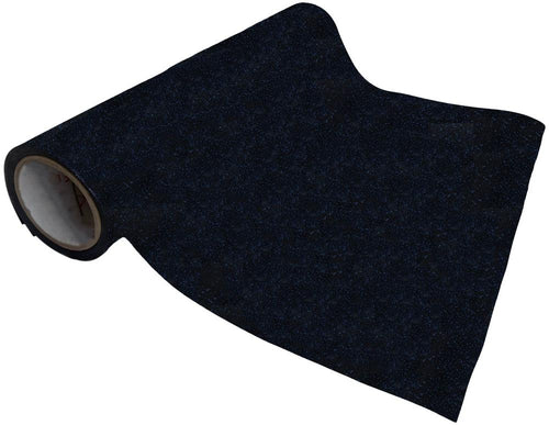 Black glitter heat-transfer vinyl blue grain — product image 1