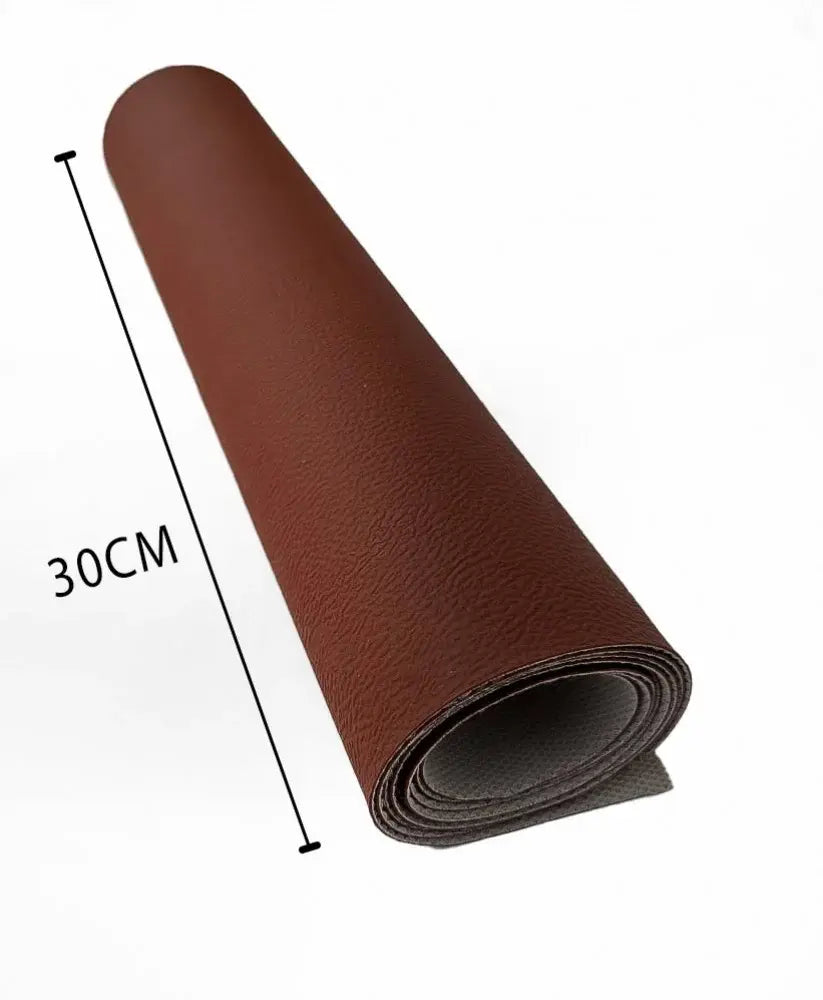 Brown faux leather, size 30 * 140 cm — product image 3