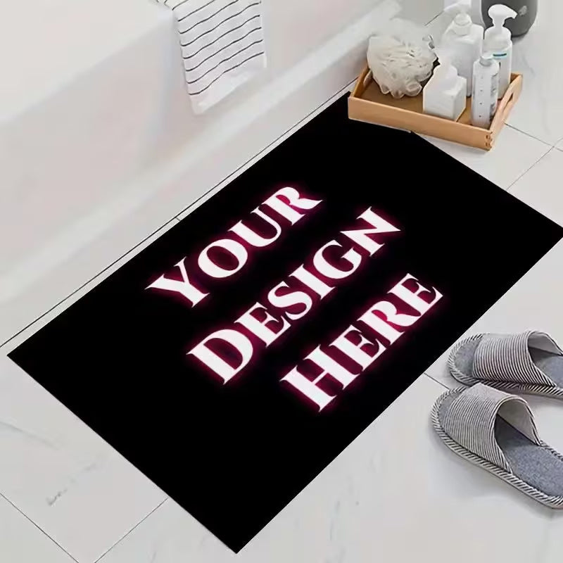 Bespoke Home & Office Decor – Doormat - Logo/Text Print, Machine Washable Front Door – image 2
