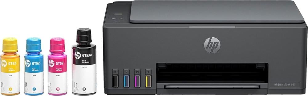 HP Smart Tank 581 Wireless Printer with All Features, 4A8D4A — product image 3