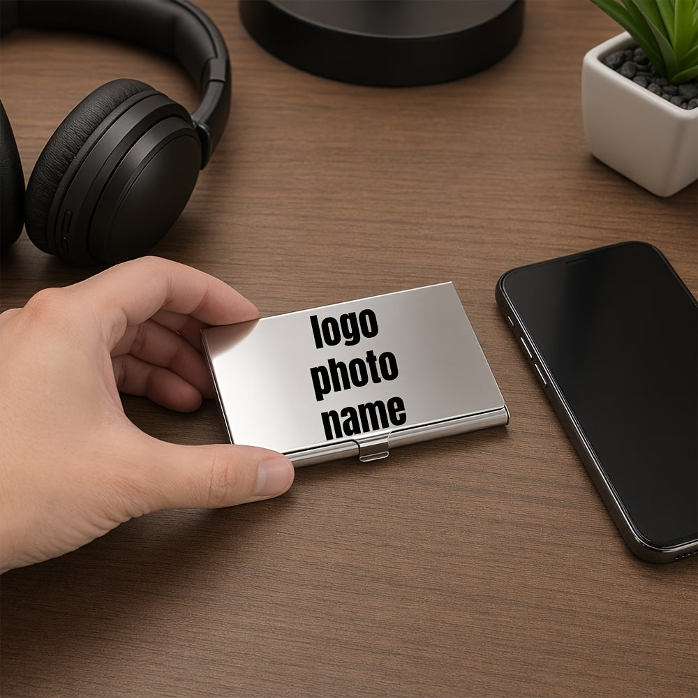 Corporate Custom Custom Men's Business-style ID Holder, Supports Customization with Text, – Corporate – image 1