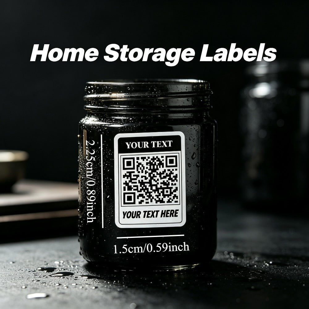Custom-Printed Packaging & Label – First Edition Custom QR Code Sticker (Upload Your QR Code and Text) – image 2
