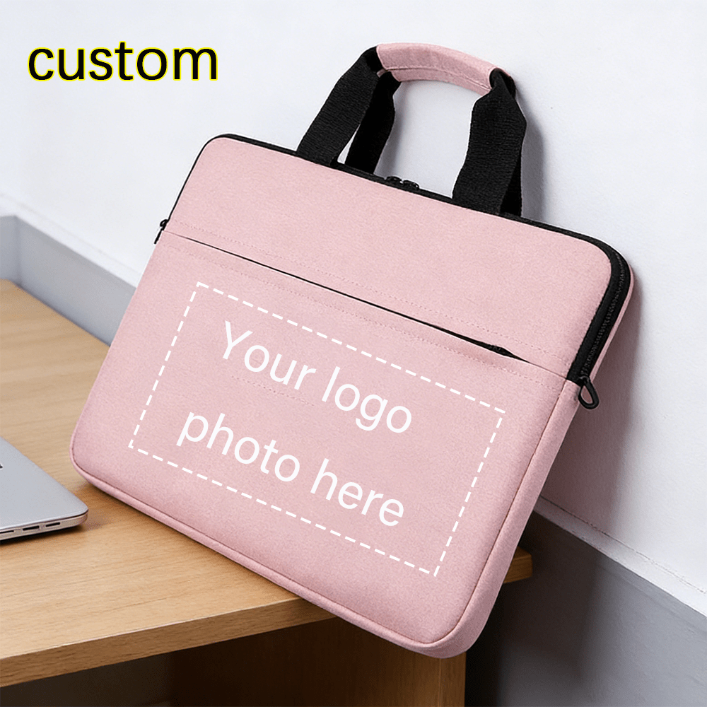 Custom Name/Text Laptop Briefcase | Adjustable Comfortable Shoulder Strap, | Made-to-Order Tech – image 1