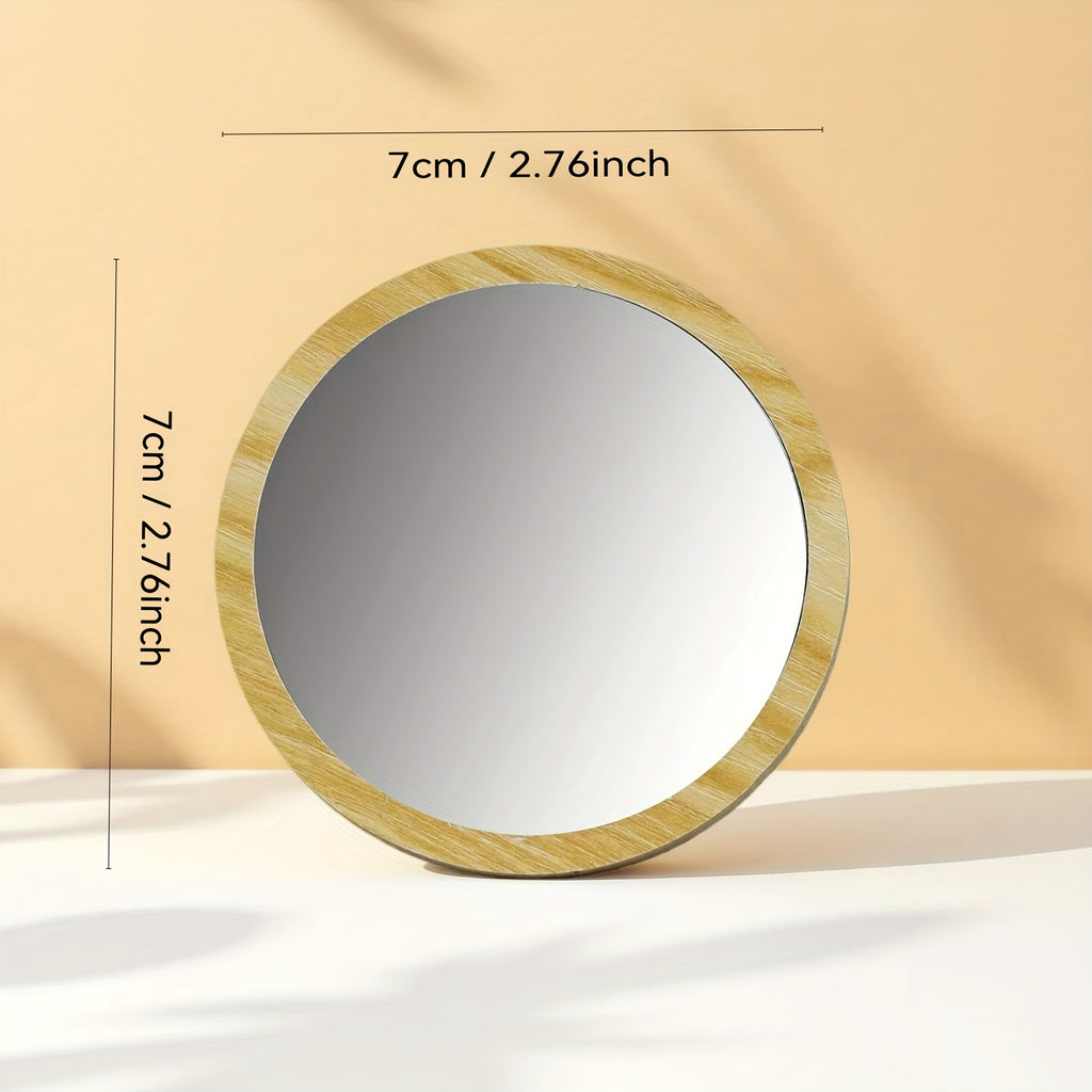 Customizable Wooden Vanity Mirror, Personal Portable Mirror. Promotional Giveaway, Event Gift, Small Event Gift.… - image 4