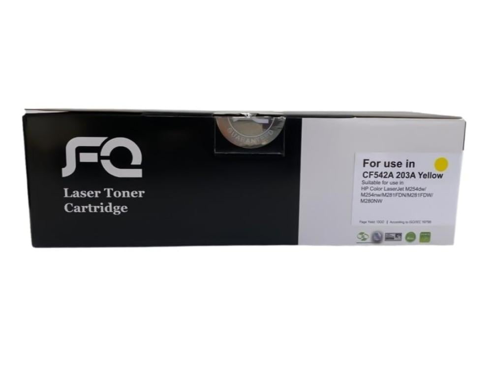 Compatible laser printer toner FQ 203A premium yellow — product image 1