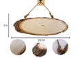 Natural wood log, oval shape, size 25 cm — product image 1