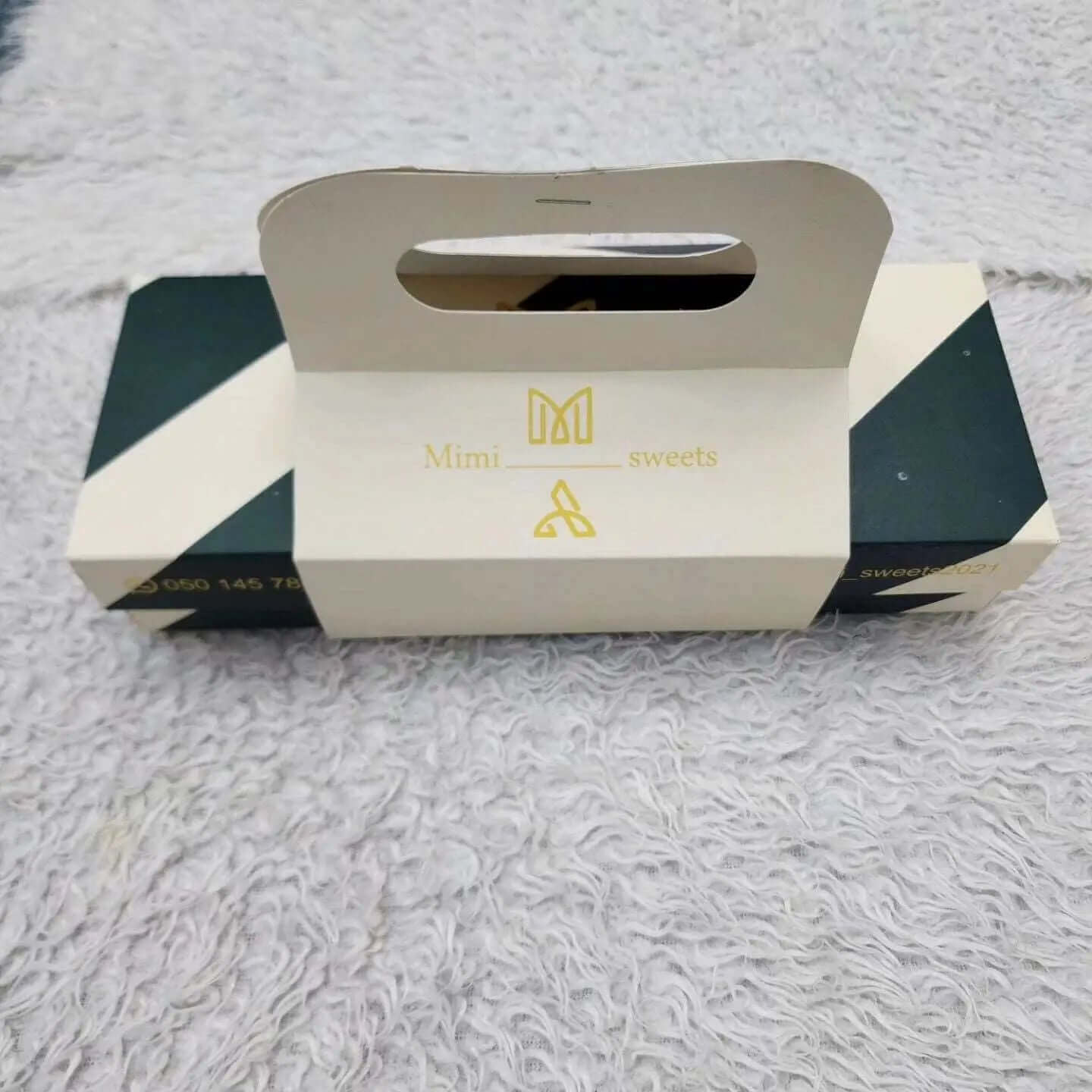 بوكس بقاعدة 27.5×10.5×3 سم وغطاء منفصل وحامل طباعة حسب الطلب