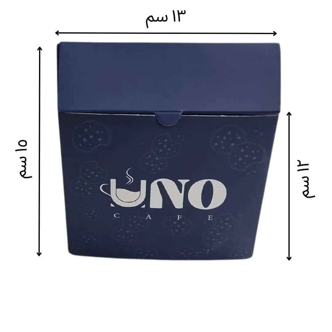 بوكس كوكيز طباعة حسب الطلب بمقاس 13×3×15 سم