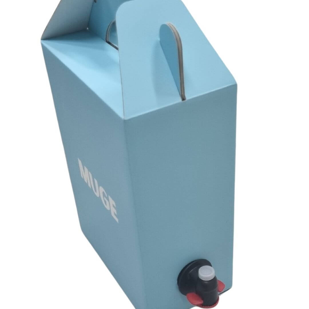 مطبوع حسب الطلب 2 لتر للاستخدام مرة واحدة Thermal Insulated Drink Takeaway علبة | قهوة Traveller علبة