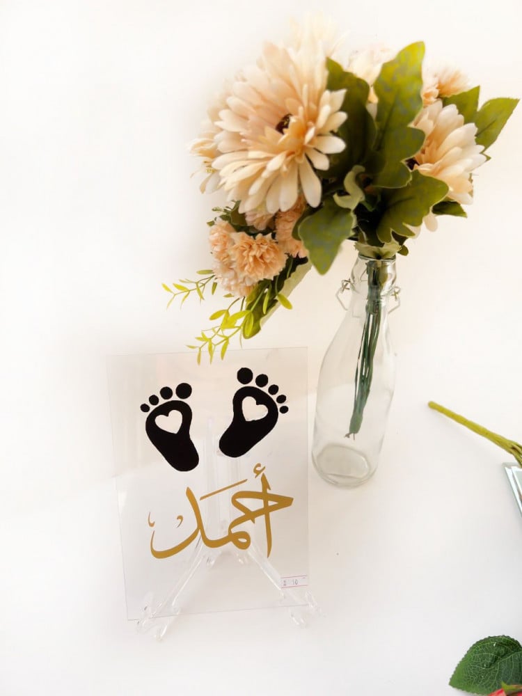 Transparent plastic stand, size 22 cm — product image 2