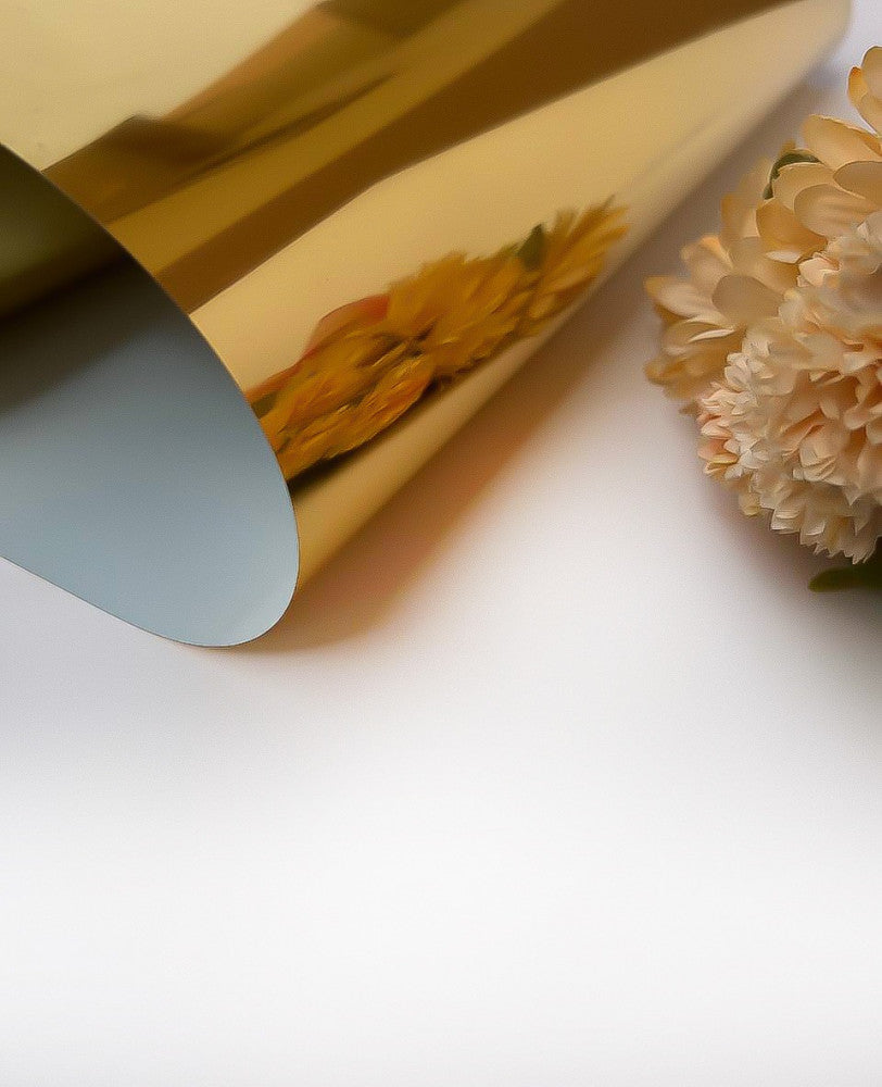 Glitter gold vinyl for mirror fabrics 50 — product image 2