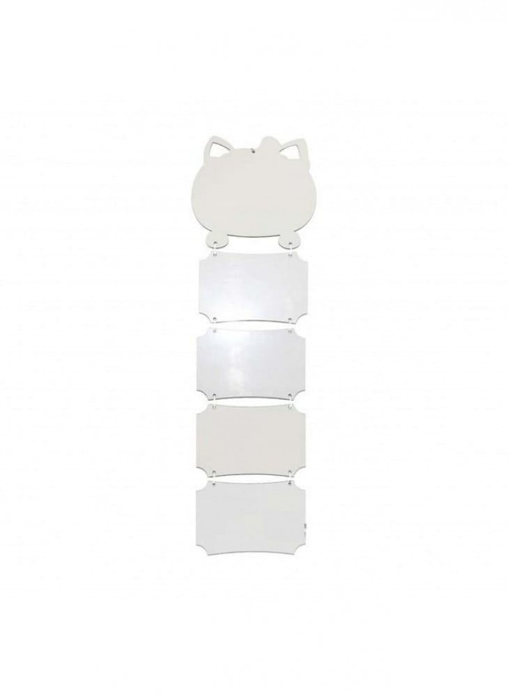 A wooden hanging plaque in the shape of a sublimation cat — product image 2