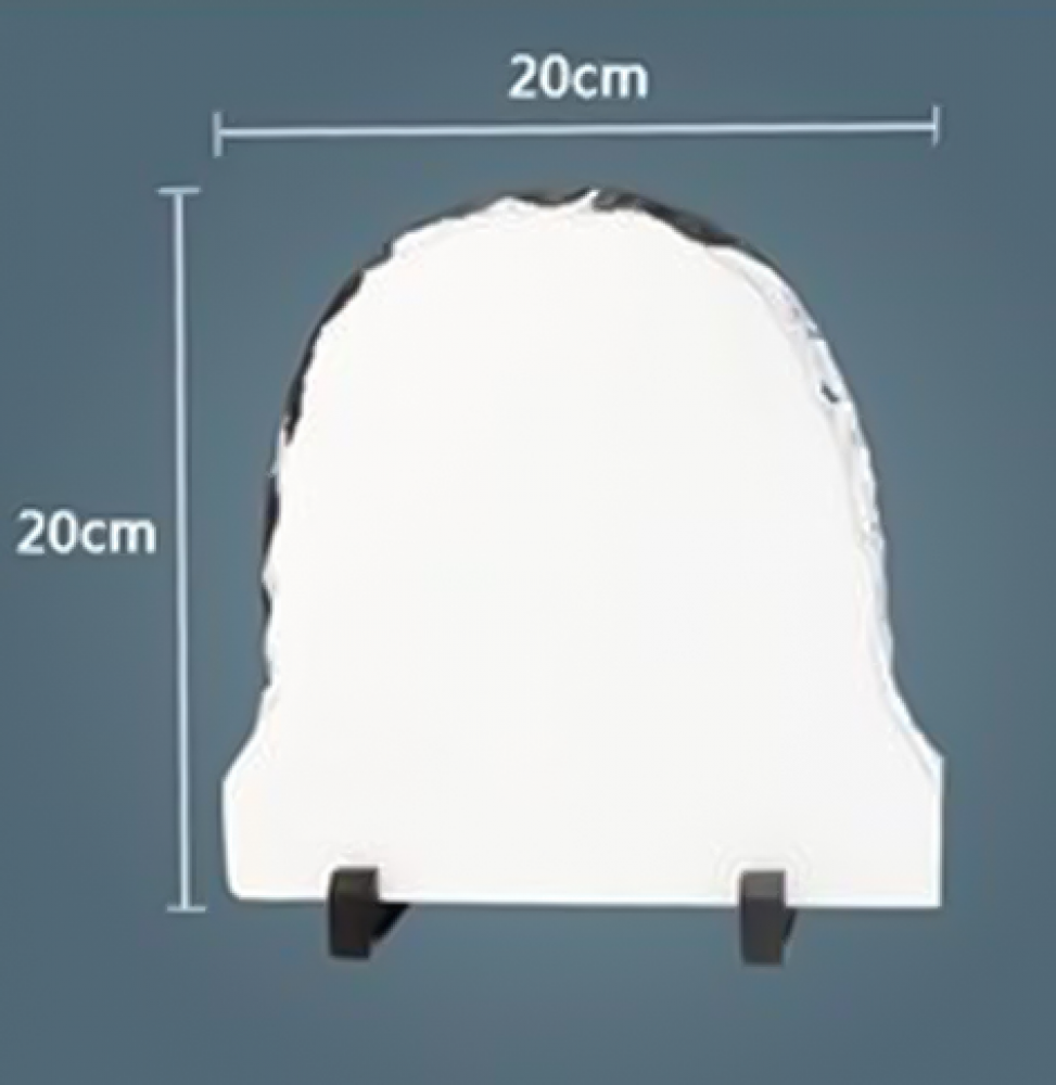Sublimation rock plate, size 20x20 cm — product image 2