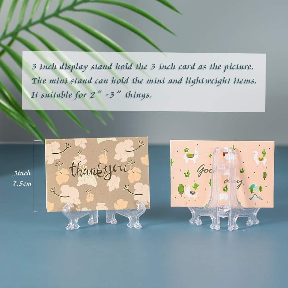 Transparent plastic stand, size 15 cm — product image 5