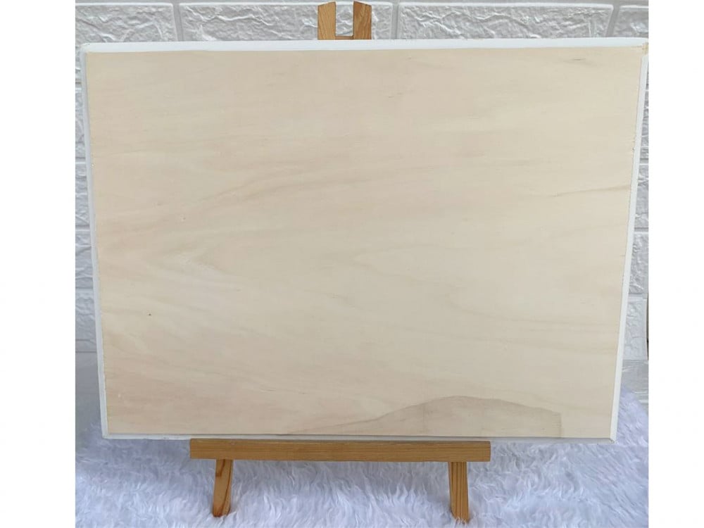 Rectangular wooden board for sublimation printing, size 38x28 cm — product image 1