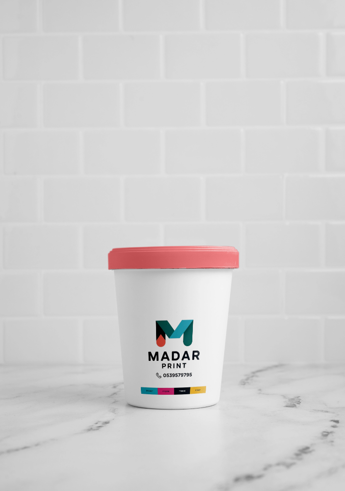 Premium Custom Branded Disposable Food Containers for Ice Cream, Pudding, Noodles