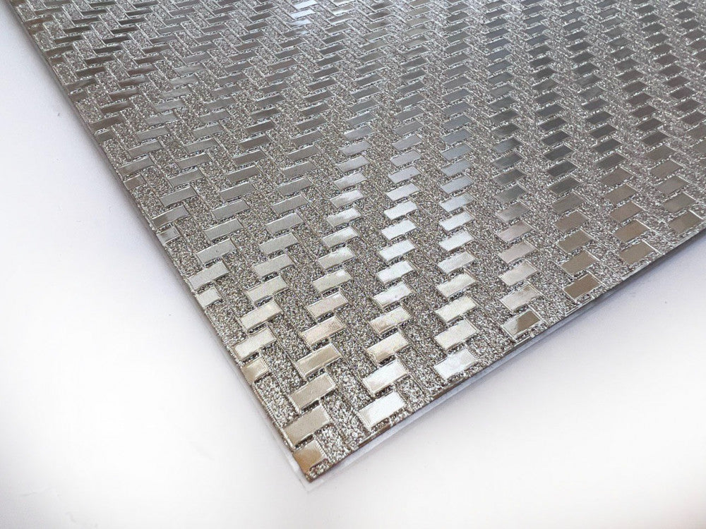 A4 silver glitter surface sticker — product image 3