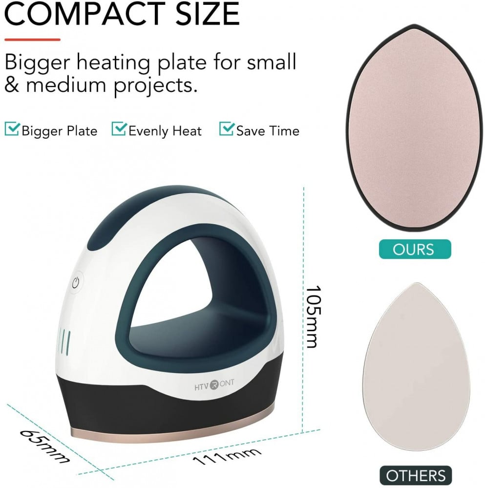 Mini portable heat press, 11cm * 6.5cm — product image 3
