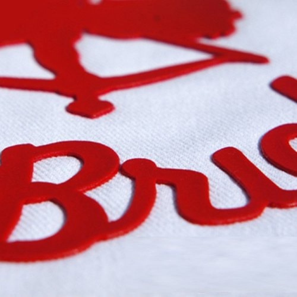 Thick red embossed vinyl — product image 1