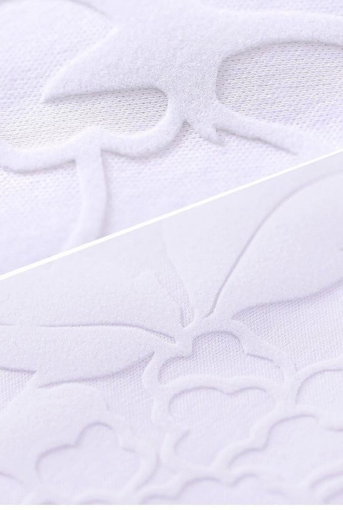 heat-transfer vinyl white velvet fabric — product image 1