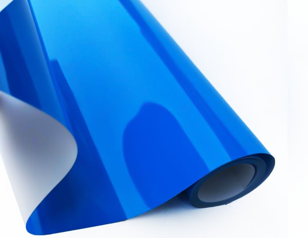 heat-transfer vinyl fabric, cyan PU — product image 2
