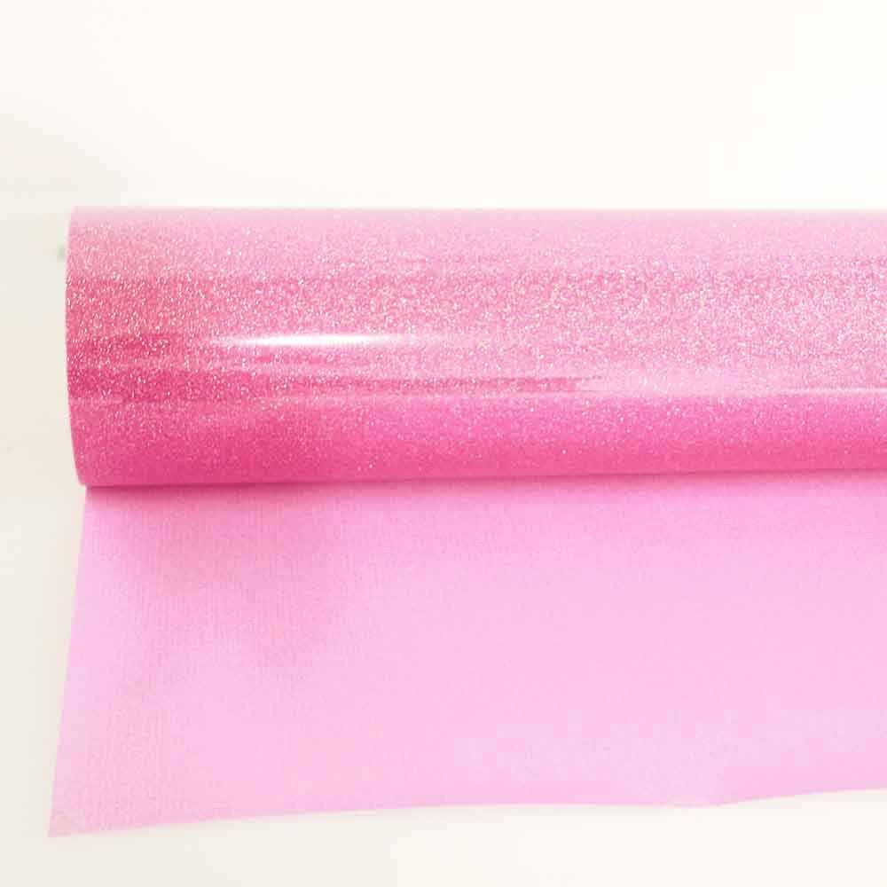 heat-transfer vinyl, pink glitter fabric — product image 2