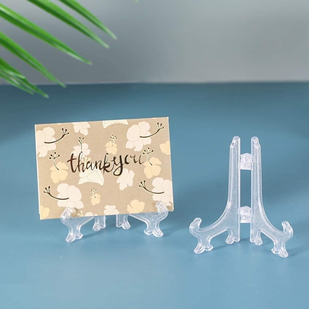 Transparent plastic stand, size 15 cm — product image 4