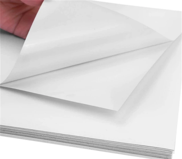 Printable adhesive vinyl for regular printers, A4 glossy white, 25 sheets — product image 4